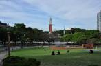 PLaza Libertador San Martín e Torre de Los Ingleses, em Buenos Aires, capital da Argentina